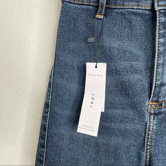 TOPSHOP JONI SKINNY high waist JEANS - Picture 4 of 9